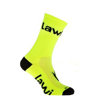 Sokken ZORBIG lang Fluo geel/Zwart
