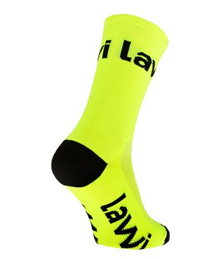 Sokken ZORBIG lang Fluo geel/Zwart