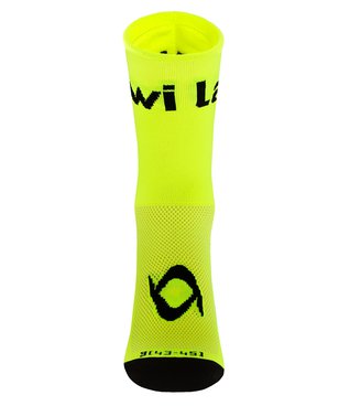 Sokken ZORBIG lang Fluo geel/Zwart