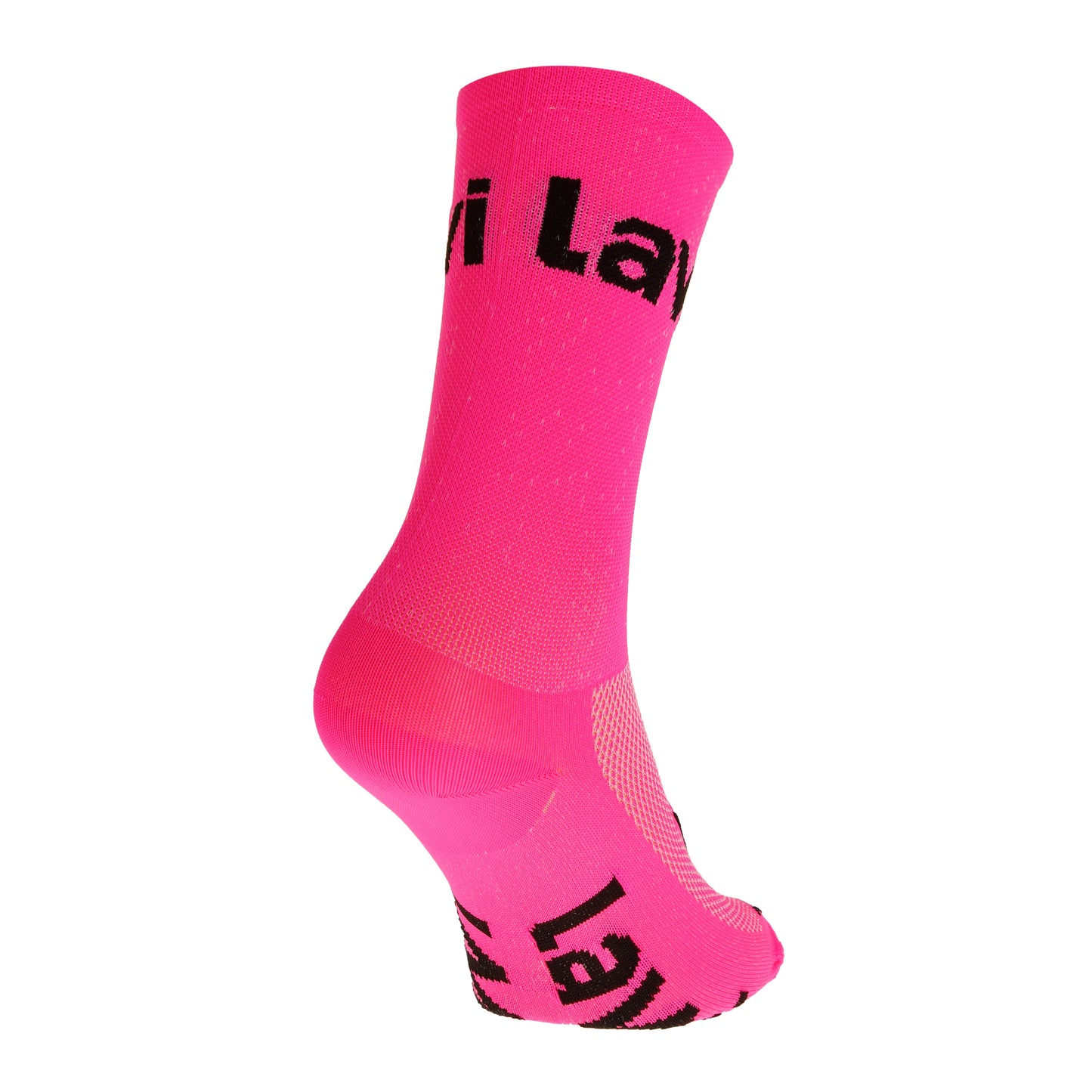 SOKKEN ZORBIG LANG FLUOREREND ROZE